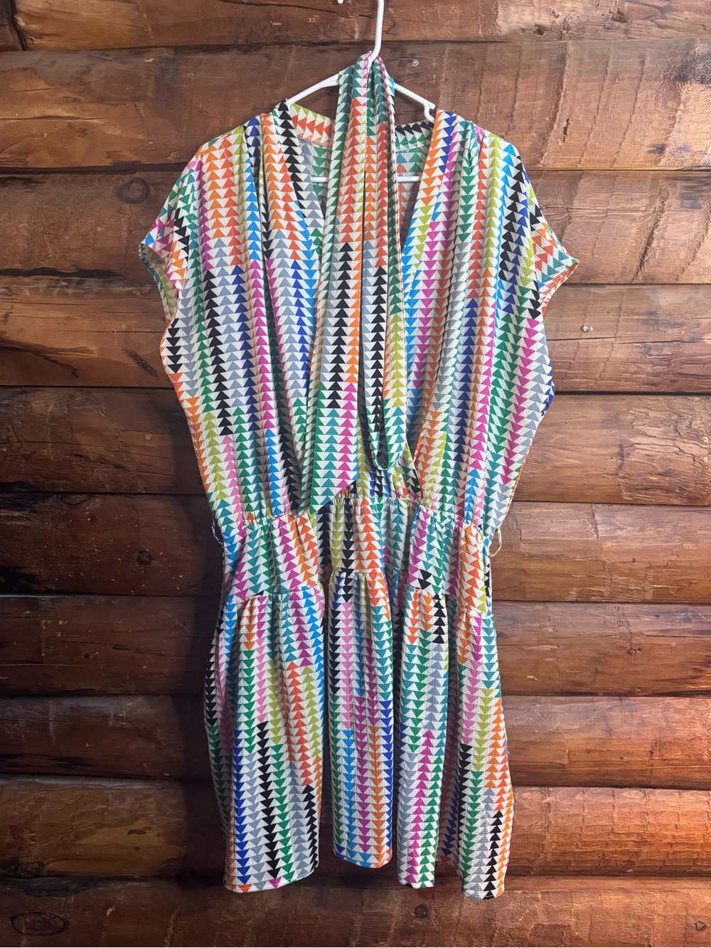loralette Multicolor Geometric Dress